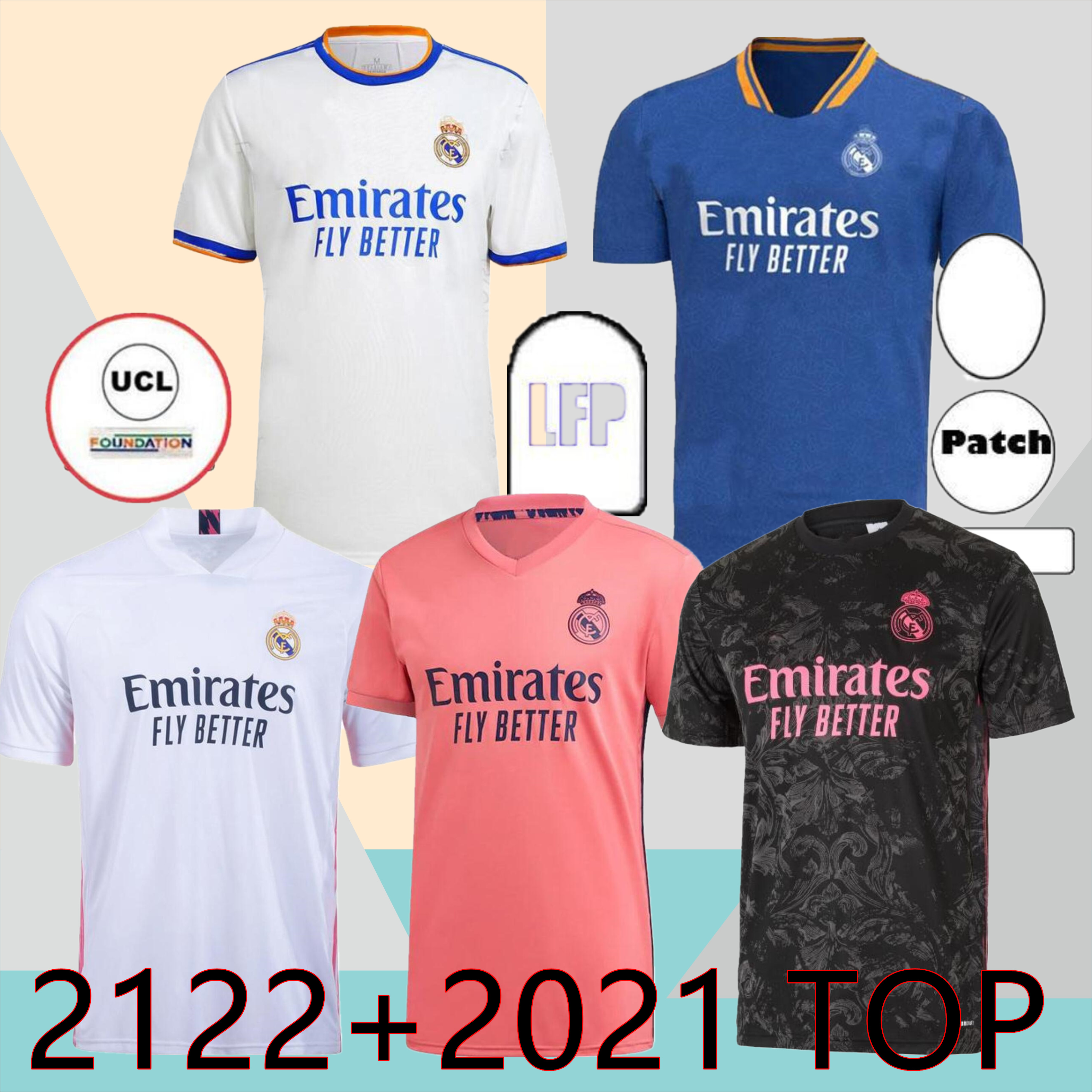 2122 Fans REAL MADRID jerseys 20 21 soccer jersey HAZARD SERGIO RAMOS BENZEMA VINICIUS camiseta football shirt uniforms kit 2021, 21/22
2122 Fans REAL MADRID jerseys 20 21 soccer jersey HAZARD SERGIO RAMOS BENZEMA VINICIUS camiseta football shirt uniforms kit 2021, 21/22