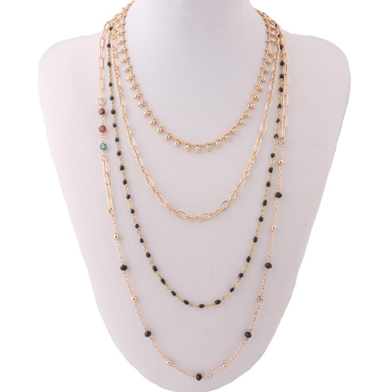 Chokers NeeFu WoFu Multi-layer Set Necklace Nationality Fashion Natural Stone Short Bohemia Stainless Steel Jewelry Wholesa, Golden;silver
Chokers NeeFu WoFu Multi-layer Set Necklace Nationality Fashion Natural Stone Short Bohemia Stainless Steel Jewelry Wholesa, Golden;silver