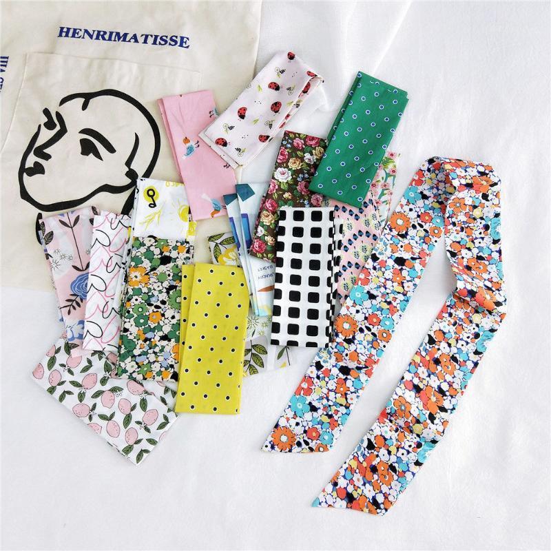 Scarves Fashion Skinny Bag Scarf For Hair Women Headband Long Ribbon Tied Floral Print Hairband Neck Scarfs Female 90*5cm Dropship
Scarves Fashion Skinny Bag Scarf For Hair Women Headband Long Ribbon Tied Floral Print Hairband Neck Scarfs Female 90*5cm Dropship