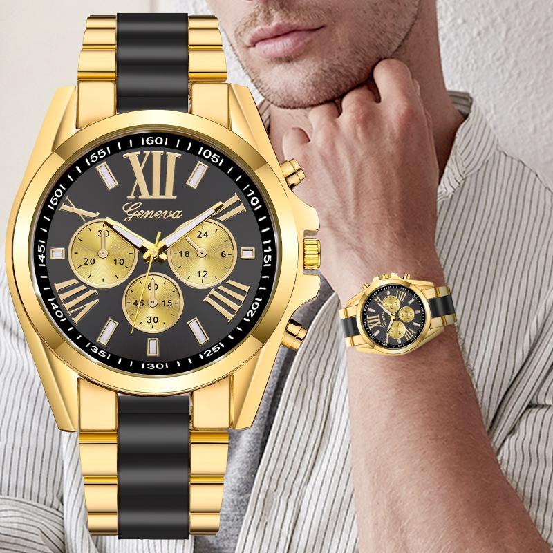 Wristwatches Luxury Watches Mens Business Quartz Wrist Watch Stainless Steel Diamonds For Men Reloj Hombre, Silver
Wristwatches Luxury Watches Mens Business Quartz Wrist Watch Stainless Steel Diamonds For Men Reloj Hombre, Silver
