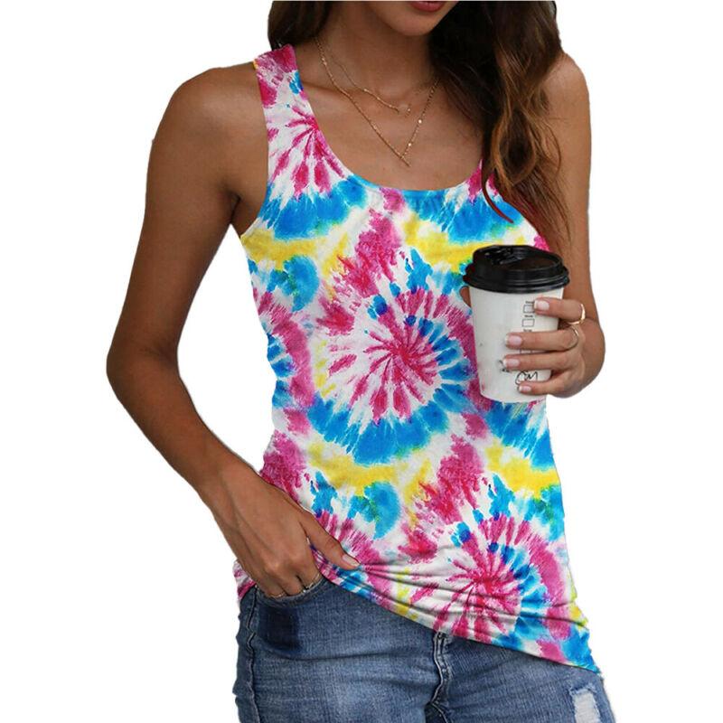 Women's Tanks & Camis Womens Holiday Tank Tops Ladies Floral Leopard Printed Tie-dye Loose Casual Soft Summer 2021 Tee Fashion Female Sleeve, White
Women's Tanks & Camis Womens Holiday Tank Tops Ladies Floral Leopard Printed Tie-dye Loose Casual Soft Summer 2021 Tee Fashion Female Sleeve, White