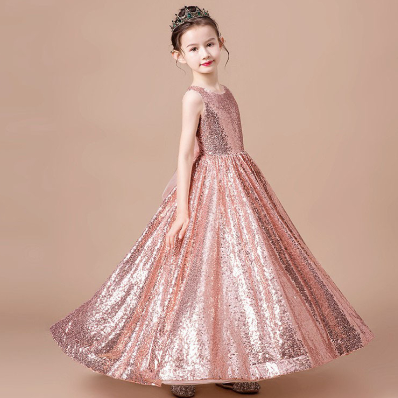 New Arrival Sparkly Sequined Ball Gown Flower Girl Dresses Cute Pink Sequined Long Birthday Party Gown Cheap Girl Foiormal Pageant Dresses
New Arrival Sparkly Sequined Ball Gown Flower Girl Dresses Cute Pink Sequined Long Birthday Party Gown Cheap Girl Foiormal Pageant Dresses