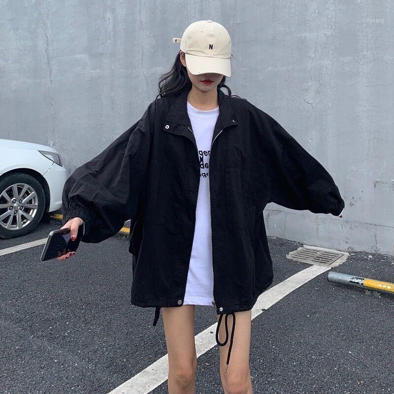 Jacket Women Spring And Autumn Versatile Latest Korean Loose Student Harajuku BF Work Casual Baseball Women' Jackets, Black
Jacket Women Spring And Autumn Versatile Latest Korean Loose Student Harajuku BF Work Casual Baseball Women' Jackets, Black