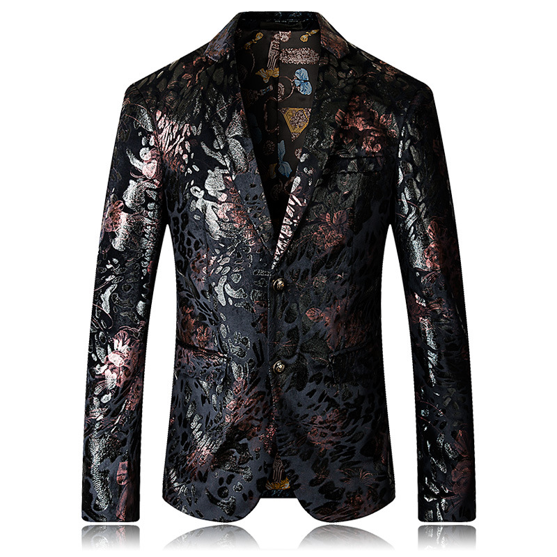 Mens Fashion Dress Blazers Tops floral Printed Jackets Coats Slim Fit Male Velvet Casual Blazer Stage Wear, Red
Mens Fashion Dress Blazers Tops floral Printed Jackets Coats Slim Fit Male Velvet Casual Blazer Stage Wear, Red