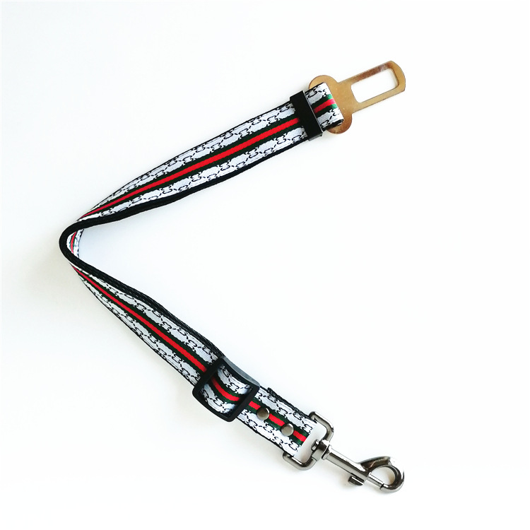 free shipping Seat Belt Pet Dog Cat Car Seatbelt Safety Tether Collars Adjustable Harnesses Belts Pets Leash Heavy Duty Nylon Seatbelts Universal Fit 