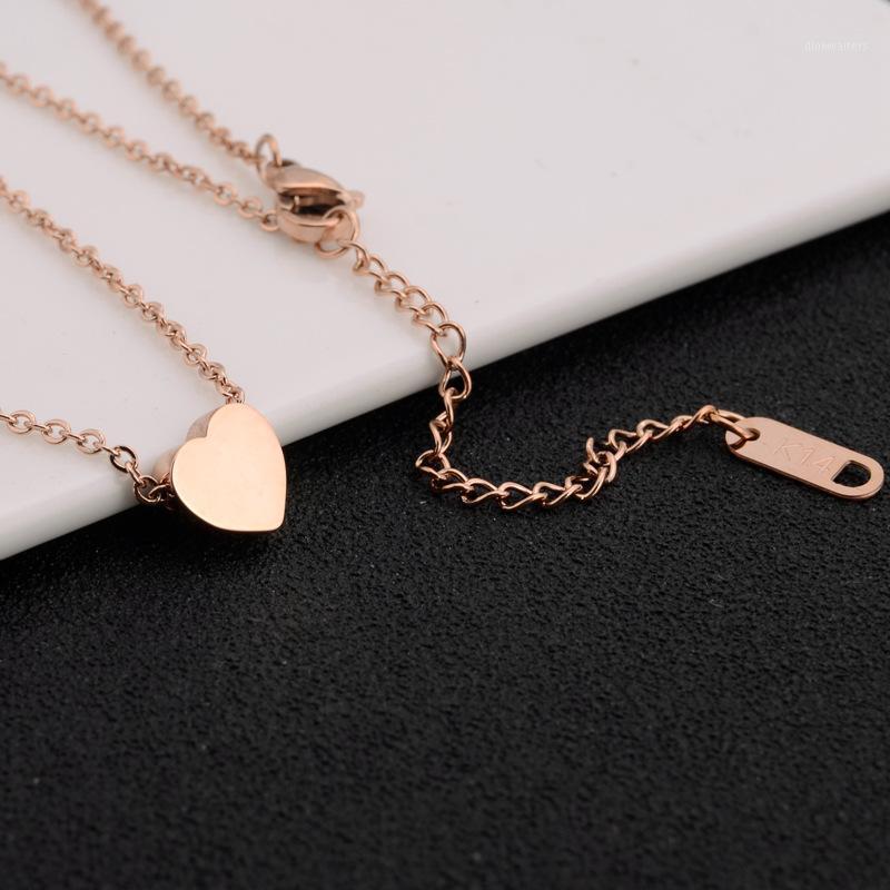 Necklace Women's Heart Pendant Couple Stainless Steel Chain Trend Rose Gold Necklaces Jewelry Fashion Sweet Cute Simple Chains
Necklace Women's Heart Pendant Couple Stainless Steel Chain Trend Rose Gold Necklaces Jewelry Fashion Sweet Cute Simple Chains