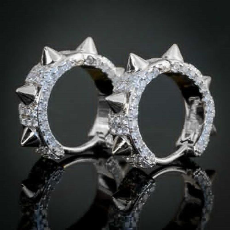 Hoop & Huggie CAOSHI Fashionable Earrings For Unisex Brilliant Micro-inlaid Zirconia Circle Hiphop Party Stylish Accessories
Hoop & Huggie CAOSHI Fashionable Earrings For Unisex Brilliant Micro-inlaid Zirconia Circle Hiphop Party Stylish Accessories
