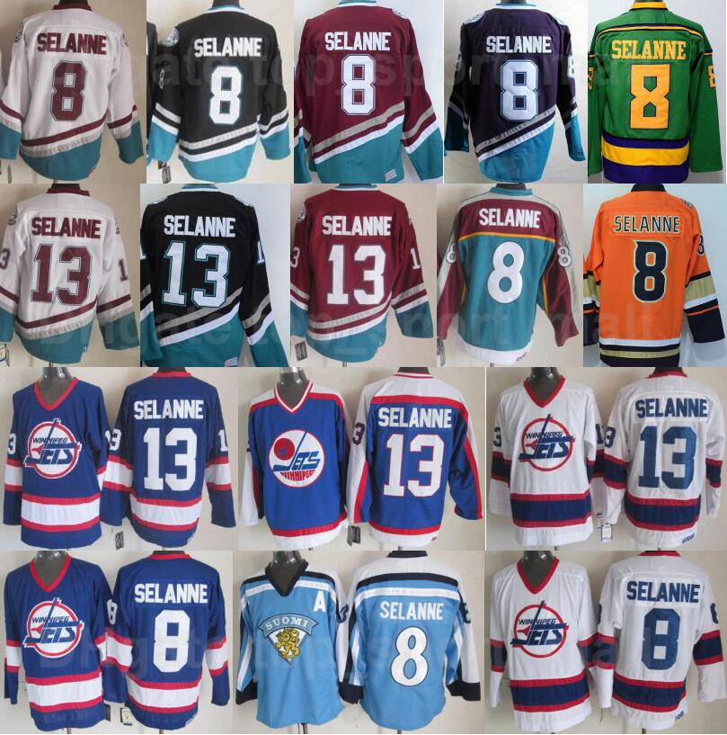 Men Retro Hockey 8 Teemu Selanne Jersey The Mighty Anaheim Ducks Movie Green 1993 Vintage All Stitched Sport Red White Black Purple Orange
Men Retro Hockey 8 Teemu Selanne Jersey The Mighty Anaheim Ducks Movie Green 1993 Vintage All Stitched Sport Red White Black Purple Orange