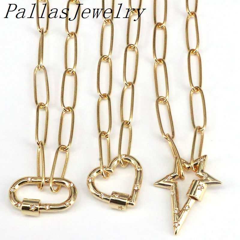 5Pcs, Gold Color Jewellery Pave CZ Zircon Oval /Star/Heart Spiral Buckle Necklace CZ Pendant Necklaces for Women Girl X0707
5Pcs, Gold Color Jewellery Pave CZ Zircon Oval /Star/Heart Spiral Buckle Necklace CZ Pendant Necklaces for Women Girl X0707