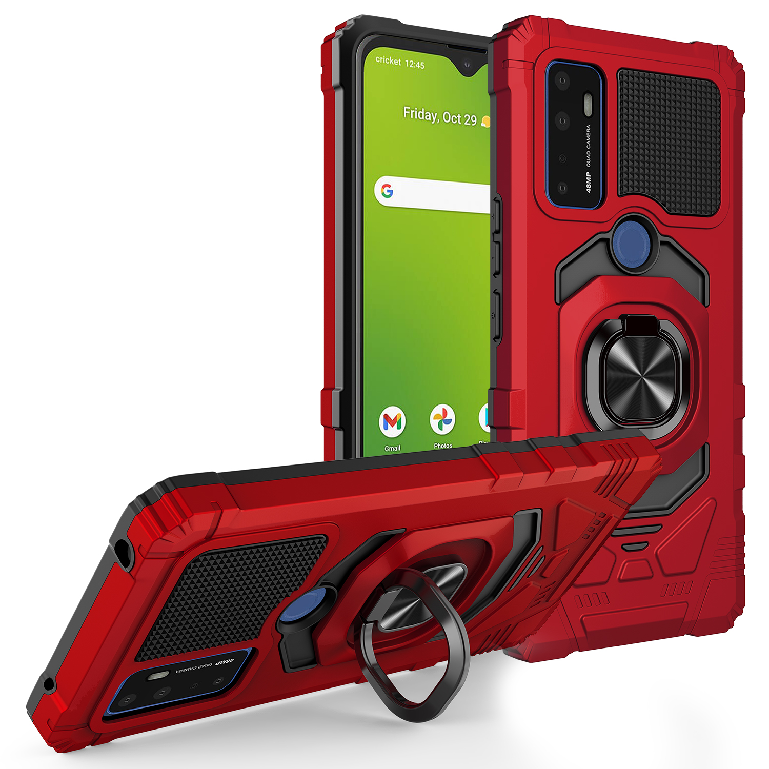 Phone Cases For TCL 4X 20XE NOKIA X100 T-Mobile Revvl V With Kickstand Shockproof Full Protection Cover, Black
Phone Cases For TCL 4X 20XE NOKIA X100 T-Mobile Revvl V With Kickstand Shockproof Full Protection Cover, Black