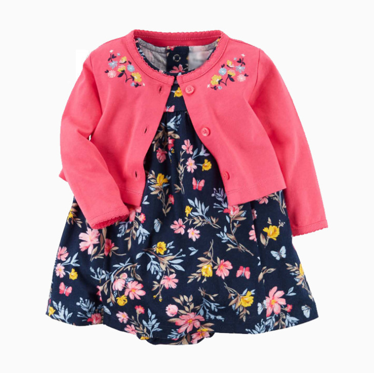 Girl's Dresses 2 Pieces Newborn Infant Girls Summer Autumn Long Baby Tops Cardigan+Short Sleeve Bodysuit Dress 1026, 12
Girl's Dresses 2 Pieces Newborn Infant Girls Summer Autumn Long Baby Tops Cardigan+Short Sleeve Bodysuit Dress 1026, 12