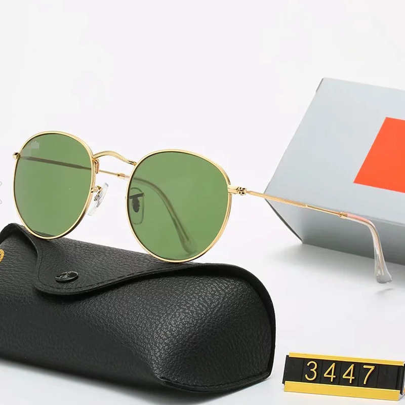 2021 Classic Design Brand Round Sunglasses UV400 protective Eyewear Metal Gold Frame Glasses Men Women Mirror glass Lens Sunglass with box
2021 Classic Design Brand Round Sunglasses UV400 protective Eyewear Metal Gold Frame Glasses Men Women Mirror glass Lens Sunglass with box