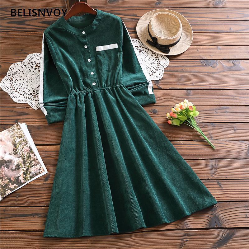 Casual Dresses Mori Girl Winter Women Floral Dress Stand Collar Flower Print Vestidos Mujer Vintage Elegant Pocket Corduroy Long, Black;gray
Casual Dresses Mori Girl Winter Women Floral Dress Stand Collar Flower Print Vestidos Mujer Vintage Elegant Pocket Corduroy Long, Black;gray