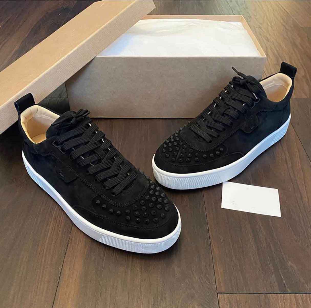 Perfect Brands Happyrui Red Bottom Sneakers Shoes Men's Casual Walking Designer Platfrom Lesure Luxurious Traniner Party Wedding EU35-47,With Box, Black
Perfect Brands Happyrui Red Bottom Sneakers Shoes Men's Casual Walking Designer Platfrom Lesure Luxurious Traniner Party Wedding EU35-47,With Box, Black