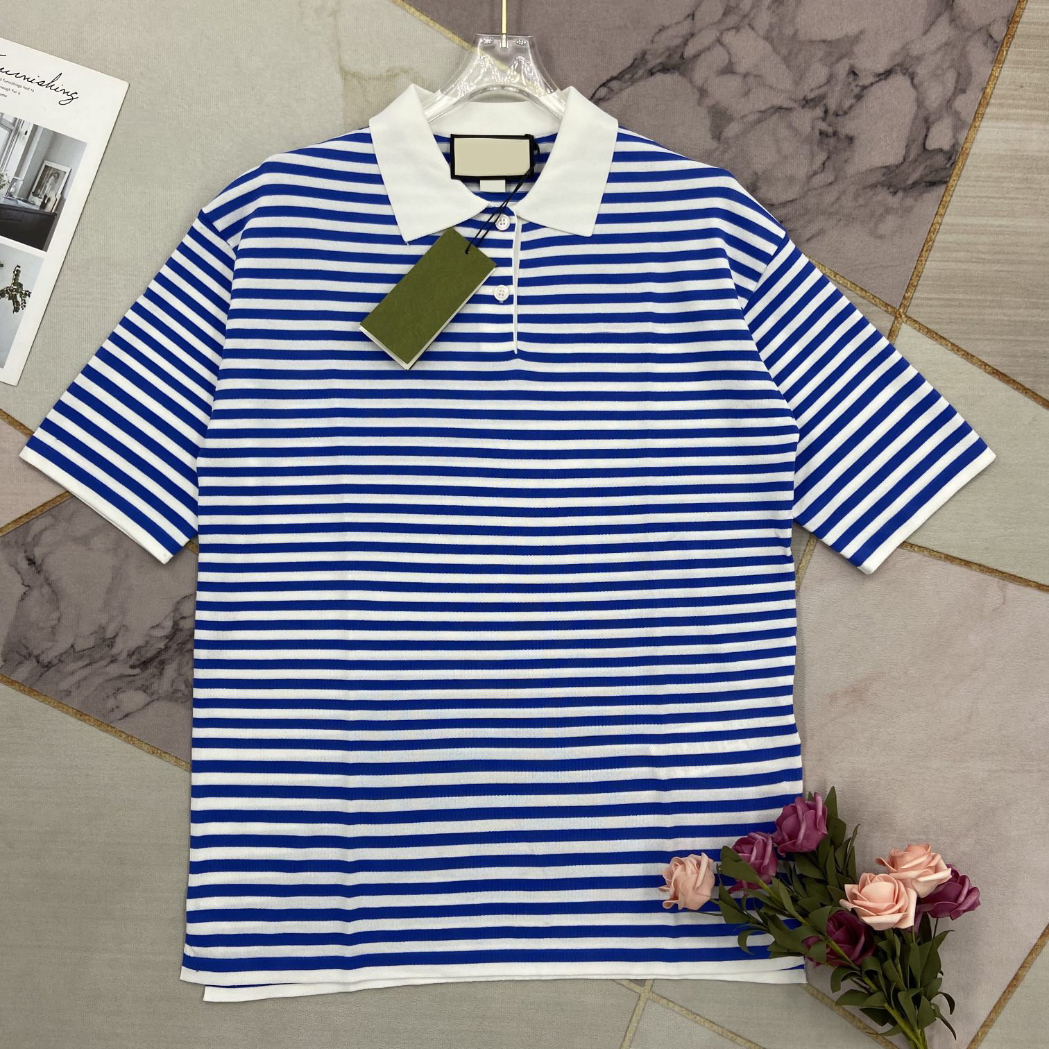 2021 Women S Knits & Tee Woman Polo Sweaters Casual Knit Short Sleeve Spring Summer Fashion Wear Classic Letter Pattern lady tops knitwear l, White
2021 Women S Knits & Tee Woman Polo Sweaters Casual Knit Short Sleeve Spring Summer Fashion Wear Classic Letter Pattern lady tops knitwear l, White