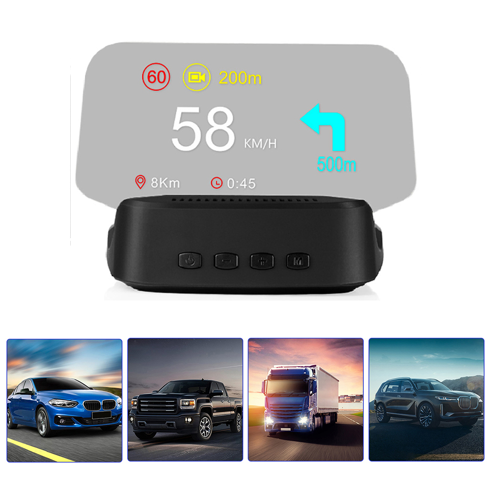 HUD Car Smart Windshield Gauges Head Up Display Scanner On-board Computer GPS Navigation OBD2 Bluetooth Speedometer Projection
HUD Car Smart Windshield Gauges Head Up Display Scanner On-board Computer GPS Navigation OBD2 Bluetooth Speedometer Projection