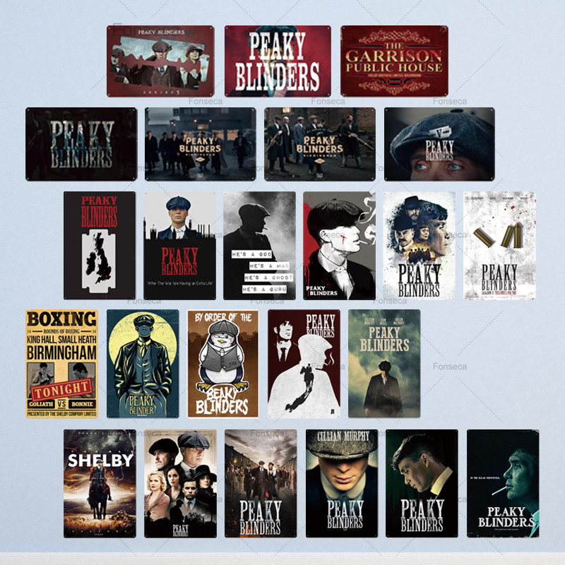 Peaky Blinders Metal Poster Tin Signs Metal Signs Vintage Metal Plate Pub Bar Man Cave Wall Decor
Peaky Blinders Metal Poster Tin Signs Metal Signs Vintage Metal Plate Pub Bar Man Cave Wall Decor