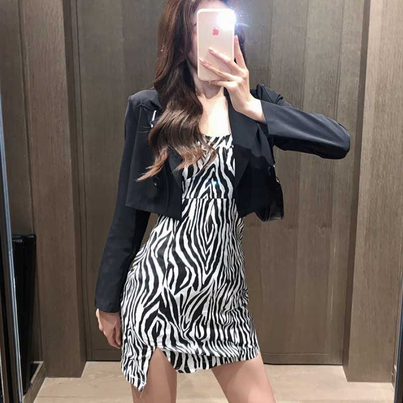 Spring Two Piece Set Women's Slim Bag Hip Strap Mini Dress + cardigan Short Coat Top Suit Female 210526, Photo color
Spring Two Piece Set Women's Slim Bag Hip Strap Mini Dress + cardigan Short Coat Top Suit Female 210526, Photo color