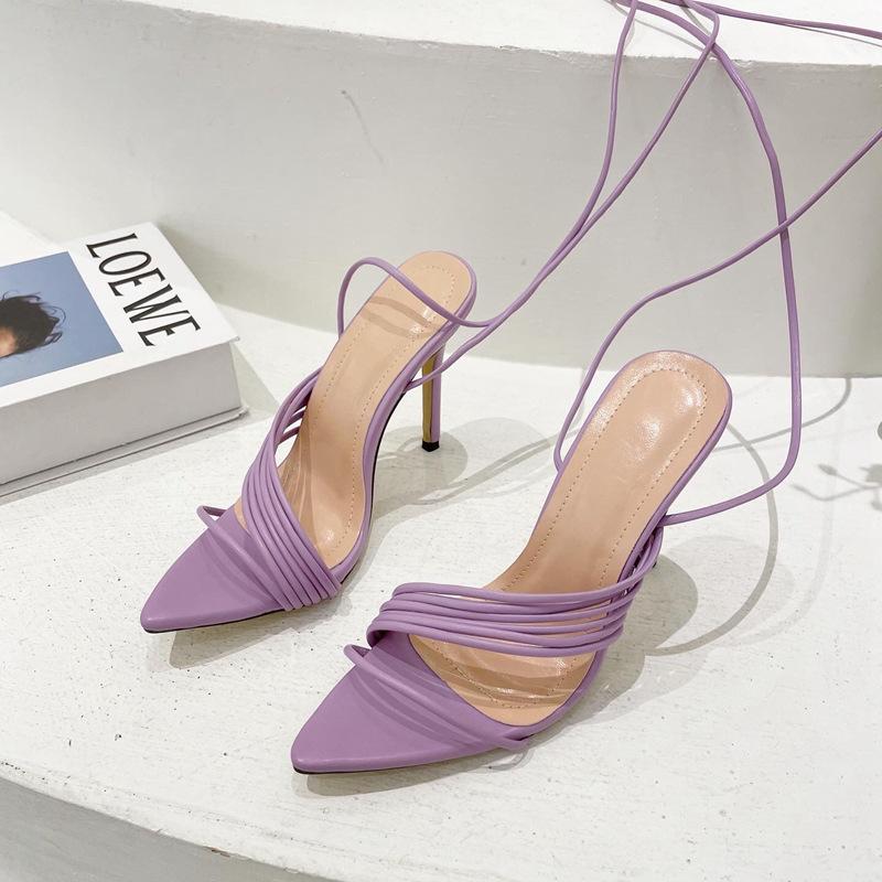 Sandals Summer Beautiful Fairy Women Shoes Pointy Toe Lace Up Solid Heel Outside Stiletto Pumps Dress, Beige
Sandals Summer Beautiful Fairy Women Shoes Pointy Toe Lace Up Solid Heel Outside Stiletto Pumps Dress, Beige