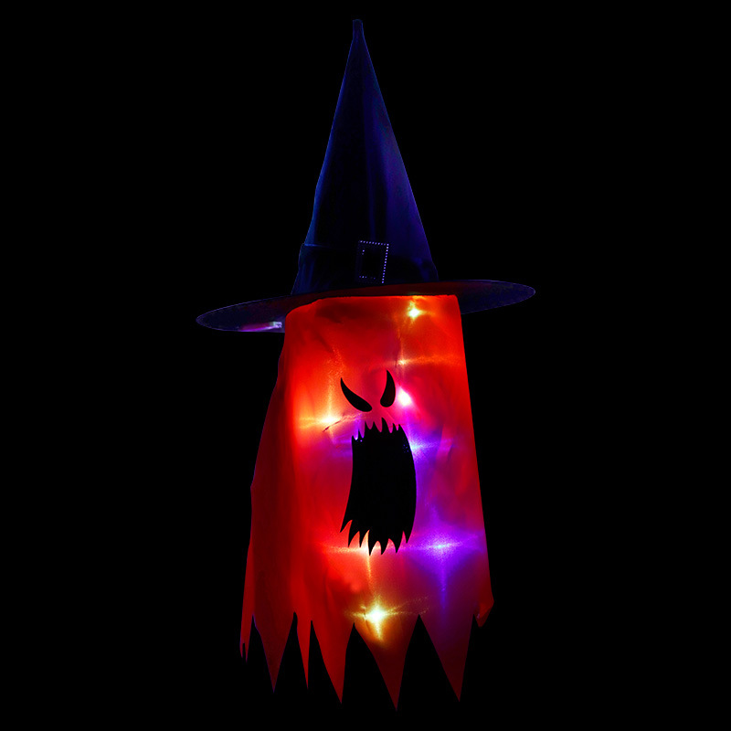 Halloween (With Battery) Color glowing witch hat High Quality Novelty Holiday Atmosphere Gifts