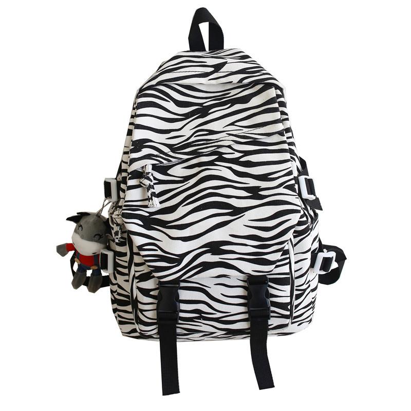 Backpack Women Fashion Zebra Cow Pattern Unisex Shoulder Bags Canvas High Capacity Travel Bag School For Teenager Backpacks
Backpack Women Fashion Zebra Cow Pattern Unisex Shoulder Bags Canvas High Capacity Travel Bag School For Teenager Backpacks
