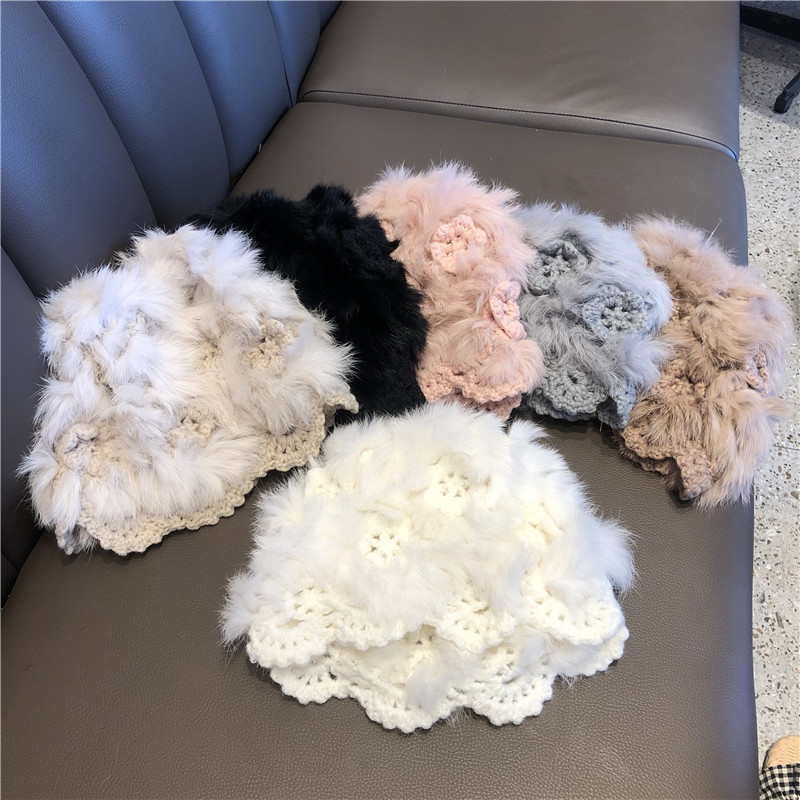 Autumn and Winter New Handmade Crochet Rabbit Plush Woolen Knitted Hat Female Korean All-Match Bag Cap Warm Skullcap Tide, Khaki
Autumn and Winter New Handmade Crochet Rabbit Plush Woolen Knitted Hat Female Korean All-Match Bag Cap Warm Skullcap Tide, Khaki