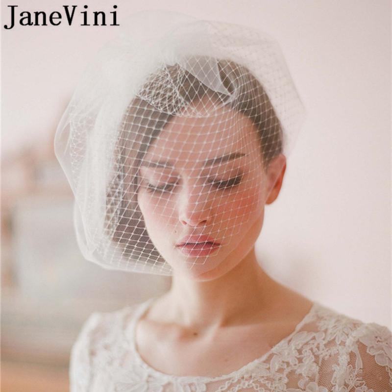 Bridal Veils JaneVini Vintage Bird Cage Veil Two-Layer White Mesh Birdcage Wedding Short With Comb Bride Bruidssluier Kort, Black
Bridal Veils JaneVini Vintage Bird Cage Veil Two-Layer White Mesh Birdcage Wedding Short With Comb Bride Bruidssluier Kort, Black