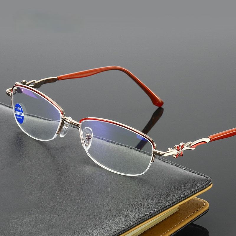 Sunglasses Anti Blue Light Flower Reading Glasses Women Luxry Brand Design Half Frame Prebyopia Spectacles Hyperopia Eyeglasses +1.0~+4.0
Sunglasses Anti Blue Light Flower Reading Glasses Women Luxry Brand Design Half Frame Prebyopia Spectacles Hyperopia Eyeglasses +1.0~+4.0