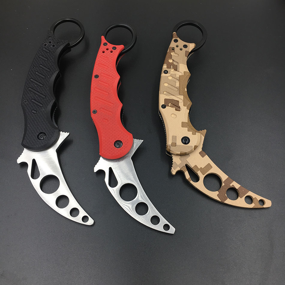 knife Practice traning knife du too no edge karambit knife caws fixed bade 3Cr13Mov G10 hande
knife Practice traning knife du too no edge karambit knife caws fixed bade 3Cr13Mov G10 hande