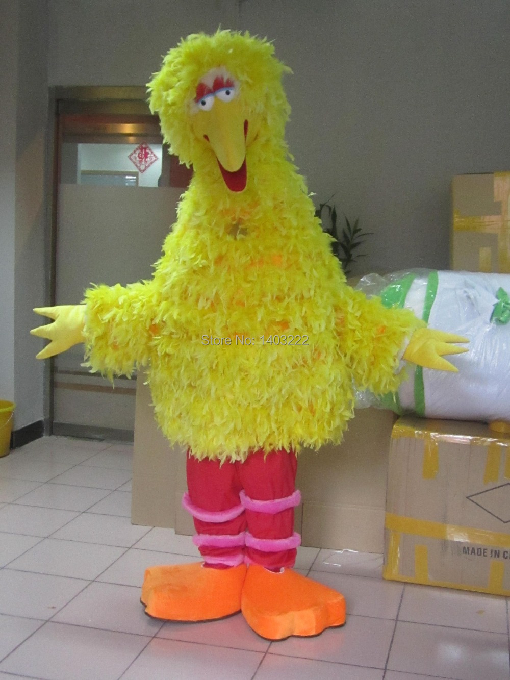 Mascot Costumes New Yellow Big Bird Costume Mascot Halloween Christmas Birthday Party Performance, Red;yellow
Mascot Costumes New Yellow Big Bird Costume Mascot Halloween Christmas Birthday Party Performance, Red;yellow