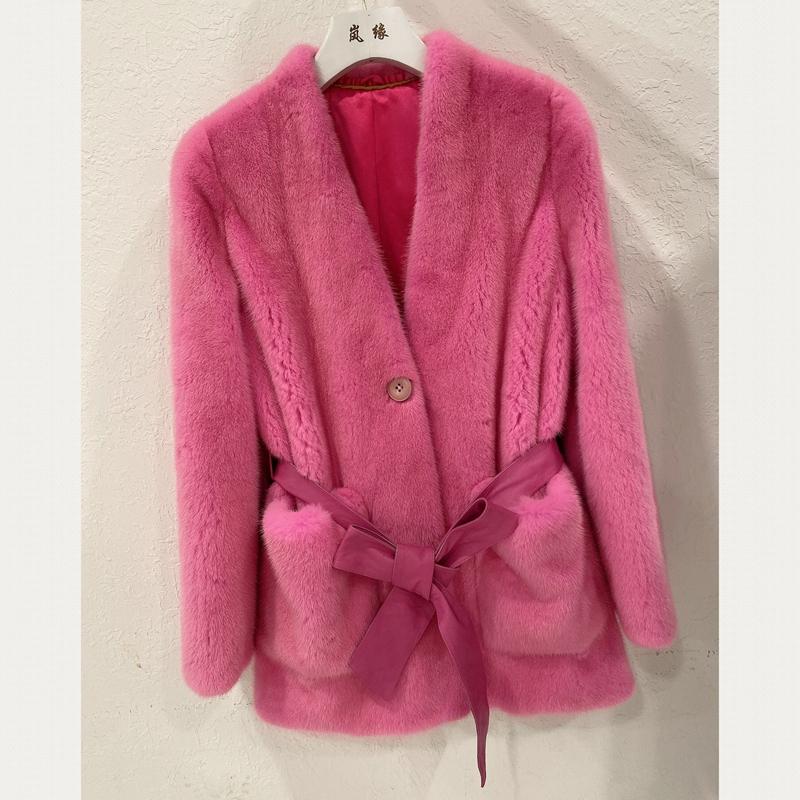 Women' Fur & Faux Natural Mink Winter Woman Coats 2021 Fashion Women Real Coat H1027, Pink
Women' Fur & Faux Natural Mink Winter Woman Coats 2021 Fashion Women Real Coat H1027, Pink