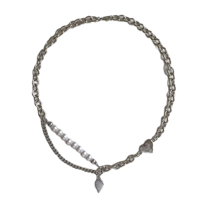 Chains 2021 Trendy Heart Design Pendants Necklace Alloy Choker Bracelet For Women Accessories Fashion Jewellery
Chains 2021 Trendy Heart Design Pendants Necklace Alloy Choker Bracelet For Women Accessories Fashion Jewellery