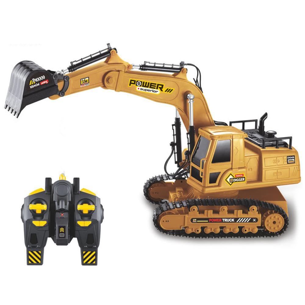 118 RC Simulation RC Excavator Toys 2.4GHz Remote Control 680 Degrees Rotation Workbench Electric Digger Toy Gifts
118 RC Simulation RC Excavator Toys 2.4GHz Remote Control 680 Degrees Rotation Workbench Electric Digger Toy Gifts