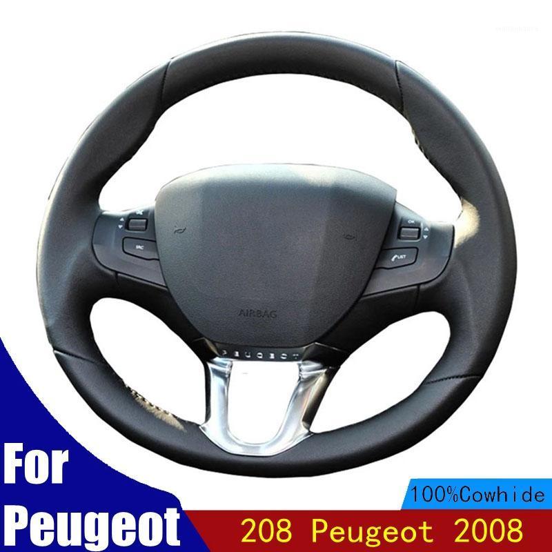 Steering Wheel Covers DIY Car Cover Customized Original Auto Wrap For 208 2008 Genuine Leather
Steering Wheel Covers DIY Car Cover Customized Original Auto Wrap For 208 2008 Genuine Leather