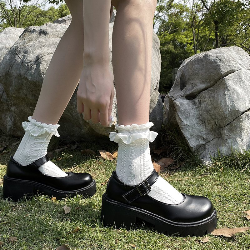 Women Shoes Japanese Style Lolita Shoes Women Vintage Soft High Heel Platform shoes College Student Mary Jane white, Matte
Women Shoes Japanese Style Lolita Shoes Women Vintage Soft High Heel Platform shoes College Student Mary Jane white, Matte