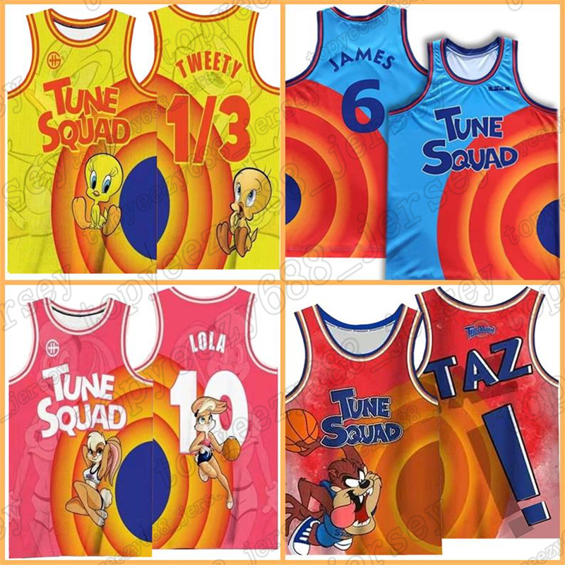 Space Jam Jersey Movie Tune Squad LeBron 10 Lola Bunny 6 James 2021 ! TAZ 1/3 Tweety Basketball 2 D.DUCK 23 Michael 1 Bugs Bunny 7 R.RUNNER
Space Jam Jersey Movie Tune Squad LeBron 10 Lola Bunny 6 James 2021 ! TAZ 1/3 Tweety Basketball 2 D.DUCK 23 Michael 1 Bugs Bunny 7 R.RUNNER