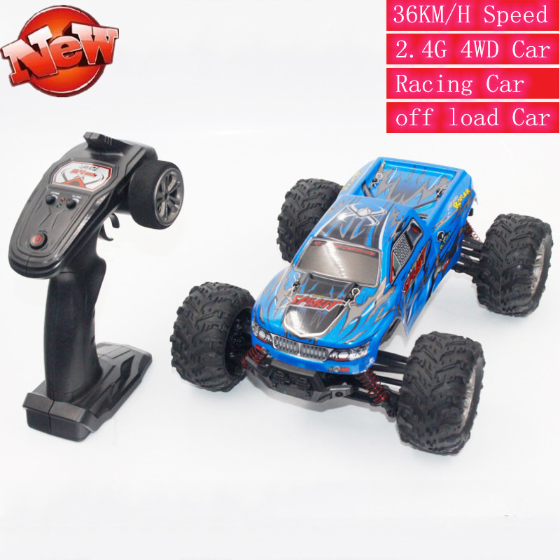 2.4G 4WD 36km/h High Speed RC Racing Car Toy Model 3 color Choose OFF Load Climbing Remote Control Car off-road vehicle RTR gift
2.4G 4WD 36km/h High Speed RC Racing Car Toy Model 3 color Choose OFF Load Climbing Remote Control Car off-road vehicle RTR gift