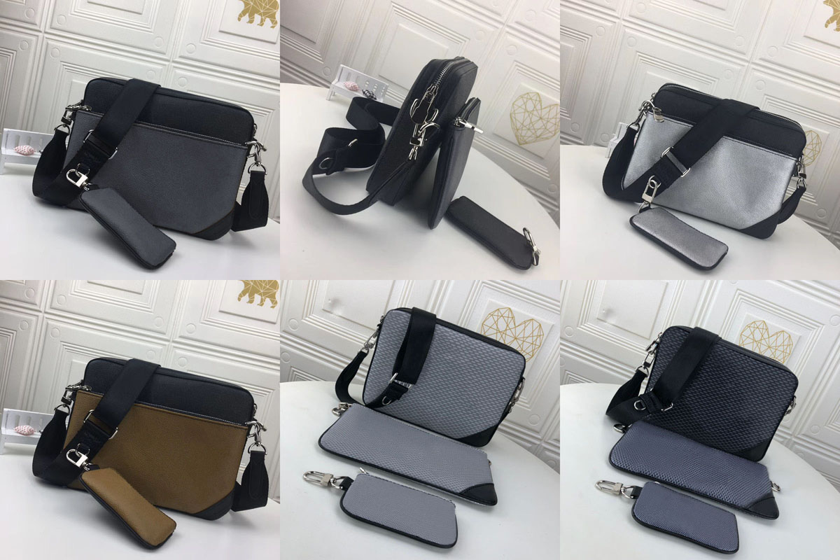 Sacs messagers designer messenger bags mens crossbody 3 piece sets fashion cross body boodschapper leather luxury sac de messager man shoulder bag with clutch 3pcs, Size≈25x4x18 cm
Sacs messagers designer messenger bags mens crossbody 3 piece sets fashion cross body boodschapper leather luxury sac de messager man shoulder bag with clutch 3pcs, Size≈25x4x18 cm
