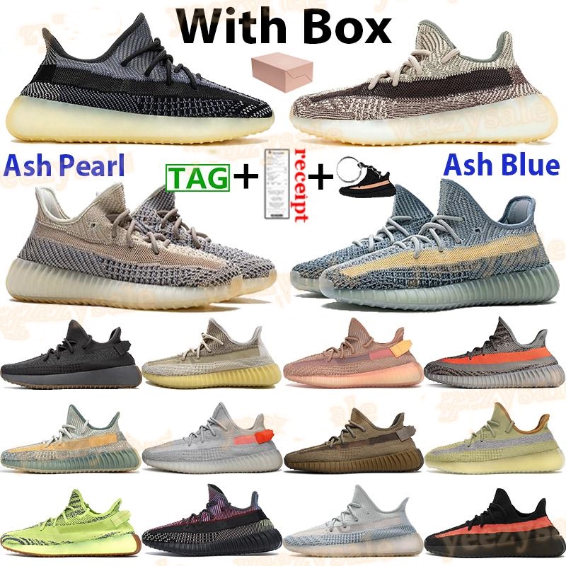 

With box mens running shoes cinder natural cream white ash pearl blue tint stone zyon zebra fade beluga butter black static reflective sports sneakers, The original box