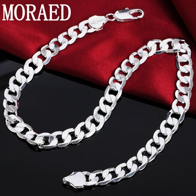 Chains 925 Sterling Silver 18/20/22/24/26/28/30 Inch 12MM Full Sideways Cuba Chain Necklace For Women Man Trendy Jewelry Gift
Chains 925 Sterling Silver 18/20/22/24/26/28/30 Inch 12MM Full Sideways Cuba Chain Necklace For Women Man Trendy Jewelry Gift
