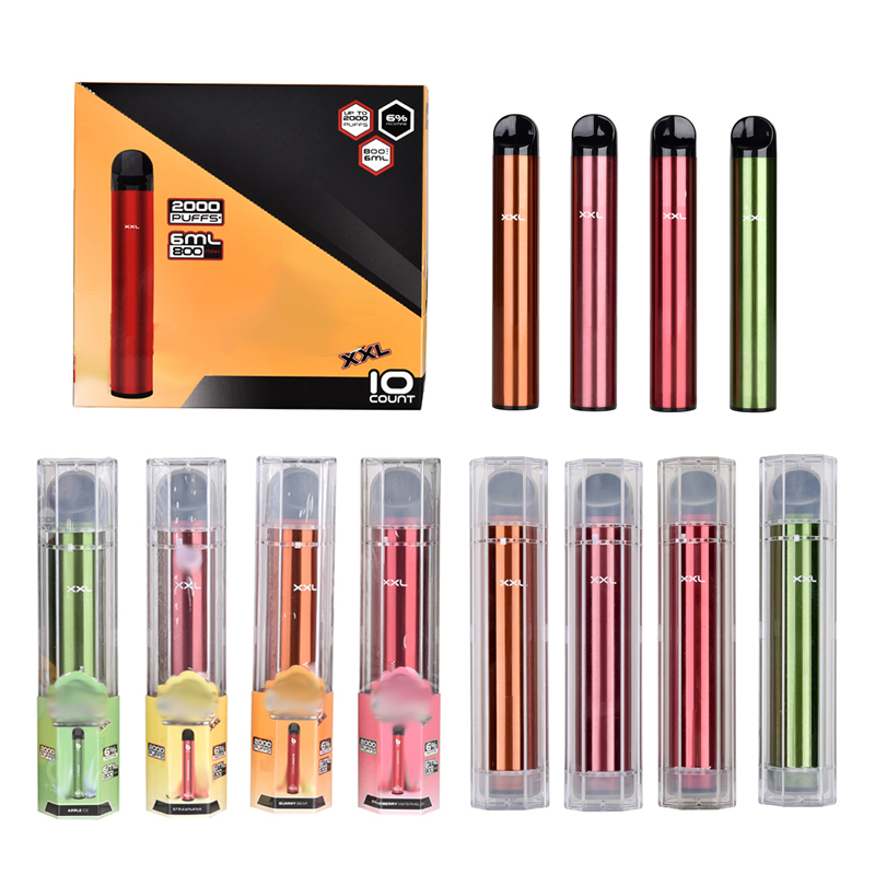 E cigarettes Bang XXL XXTRA Disposable Vape Pen 2000 Puffs Pre-filled 6ml oil Pods 800mAh Battery Portable Vaporizer
E cigarettes Bang XXL XXTRA Disposable Vape Pen 2000 Puffs Pre-filled 6ml oil Pods 800mAh Battery Portable Vaporizer