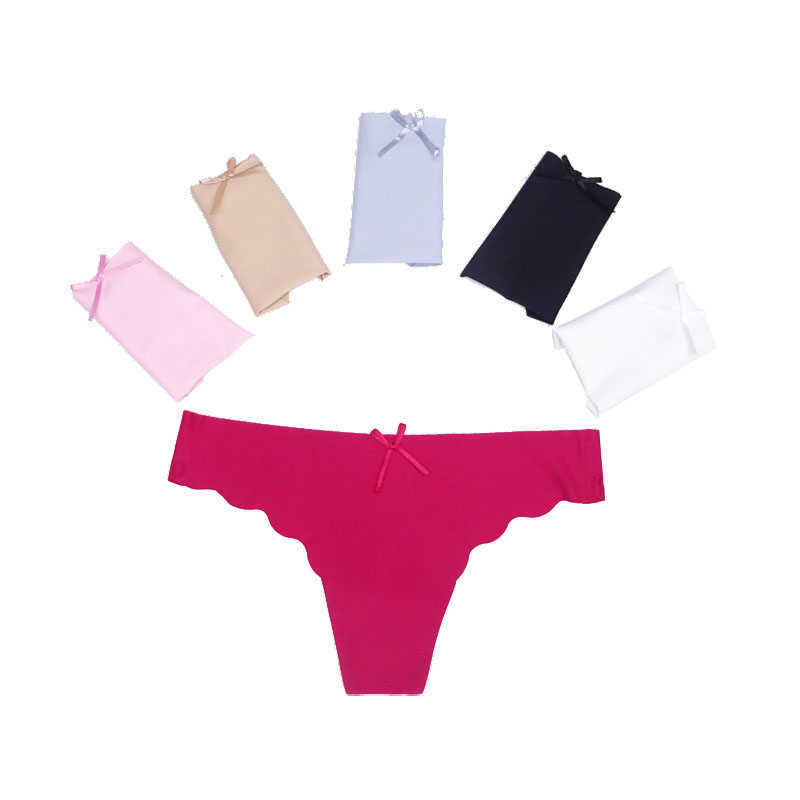 Moonflame 5 pcs/lots Arrival Women Panties Seamless Underwear Woman G String Thong 87331 211021