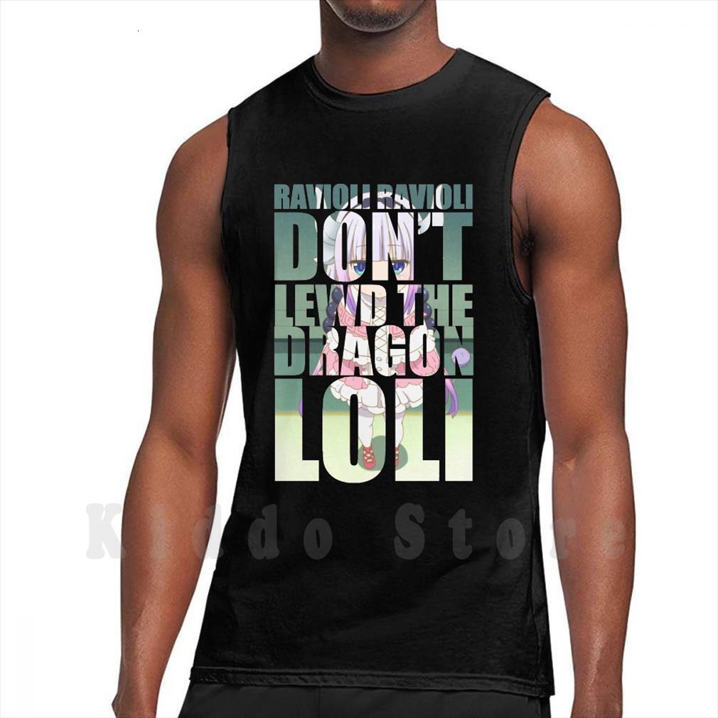 dont lewd the dragon loli tank vest 100% cotton maidragon miss kobayashis maid kanna, White;black
dont lewd the dragon loli tank vest 100% cotton maidragon miss kobayashis maid kanna, White;black