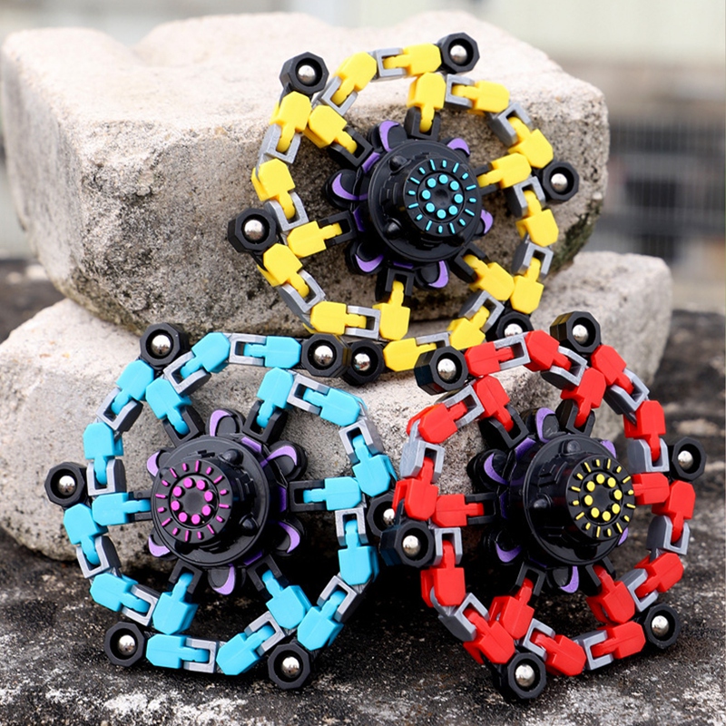 party favor Kids DIY Deformable Stress Relief Toy Fingertip Spin Top Fidget Spinner Transformable Creative Chain Mechanical Gyro Robot Toy
party favor Kids DIY Deformable Stress Relief Toy Fingertip Spin Top Fidget Spinner Transformable Creative Chain Mechanical Gyro Robot Toy