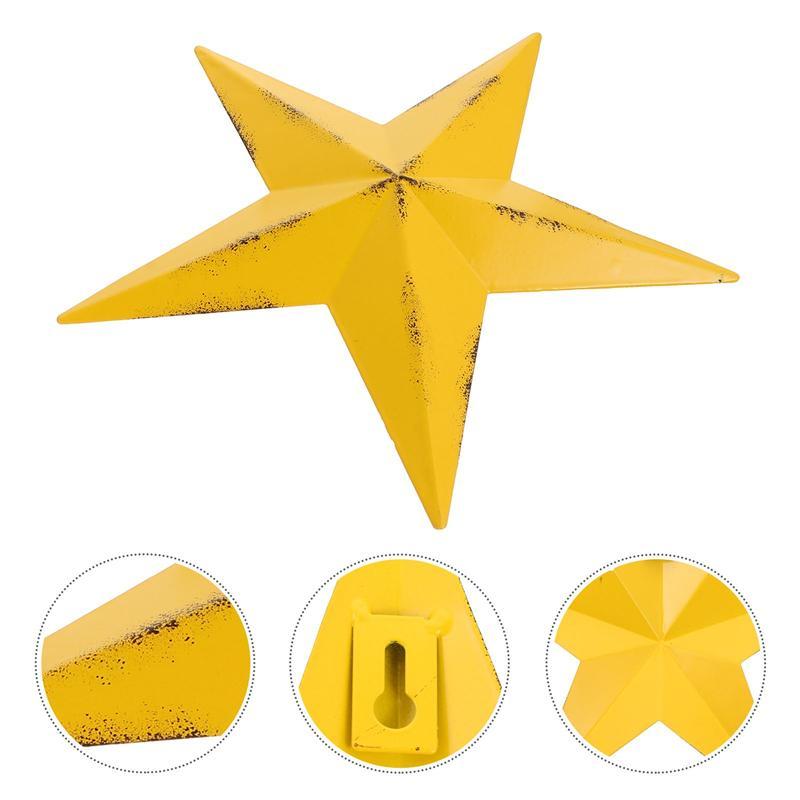 Metal Star Wall-Mounted Decor Decorative Art Sculpture Hanging Decoration Garden Decorations
Metal Star Wall-Mounted Decor Decorative Art Sculpture Hanging Decoration Garden Decorations