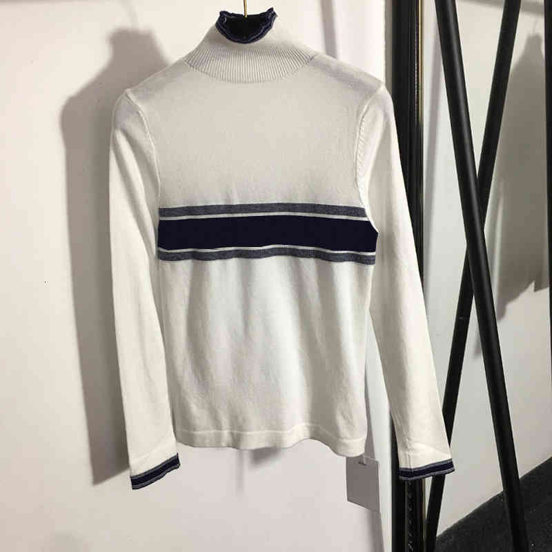Women's T-Shirt Letter Jacquard Baroque Women Luxury Elastic Knit Shirts 2 Colors Slim Warm Lady Brand Tops VE44, 1# shoe box
Women's T-Shirt Letter Jacquard Baroque Women Luxury Elastic Knit Shirts 2 Colors Slim Warm Lady Brand Tops VE44, 1# shoe box