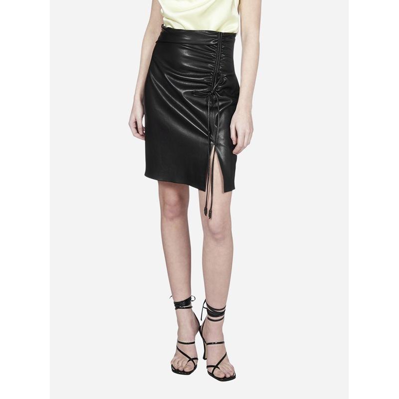 Skirts 2021 Spring Summer Women Short Skirt High Waist Leather Solid Color Slim Mini Ladies Irregular, Black
Skirts 2021 Spring Summer Women Short Skirt High Waist Leather Solid Color Slim Mini Ladies Irregular, Black