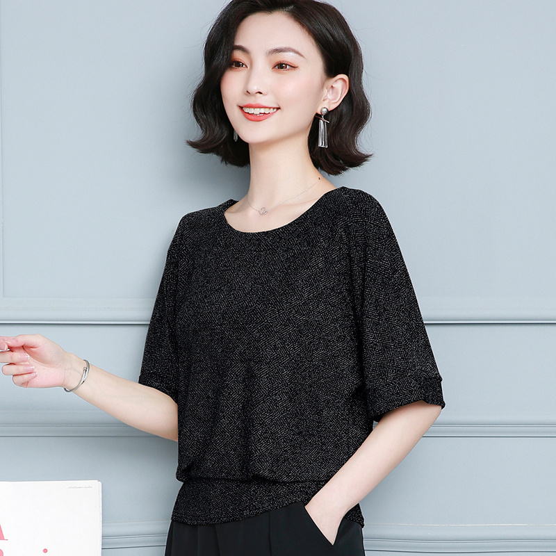 Fashion Elegant Shiny Sequin Blouse Glitter Shirt Tops Tunic Women Blouses Red Golden Shine Women's Blouses Plus Size New 12853 210417