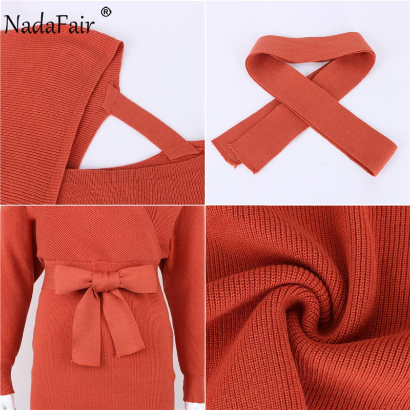 2021nadafair long sleeve elegant tunic sweater dress women party bodycon v neck casual mini slim knitted warm winter dress, Black;gray
2021nadafair long sleeve elegant tunic sweater dress women party bodycon v neck casual mini slim knitted warm winter dress, Black;gray
