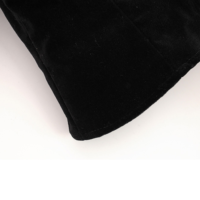 Vintage Stylish Spliced Velvet Short Blouses Women Fashion Back Zipper Smocks Elegant Ladies Long Lantern Sleeve Tops 210520